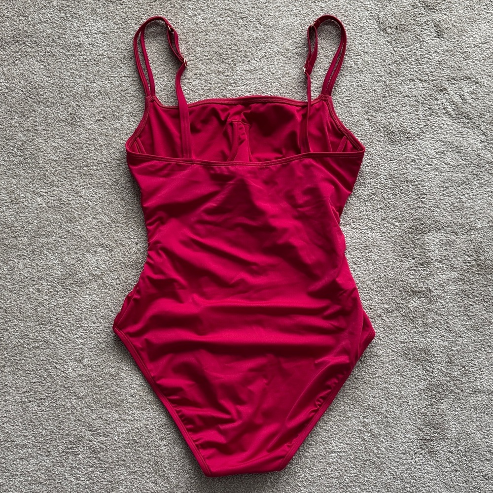 Bleu Rod Beattie Red One Piece Swimsuit - Picture 2 of 3